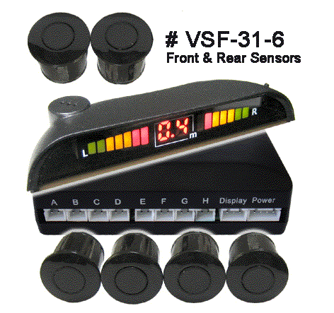 Front & Rear Sensor with LED display